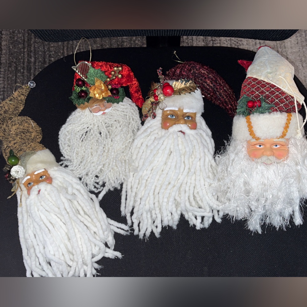 Vintage Santa Claus Ornament Set - Multicolor (1)